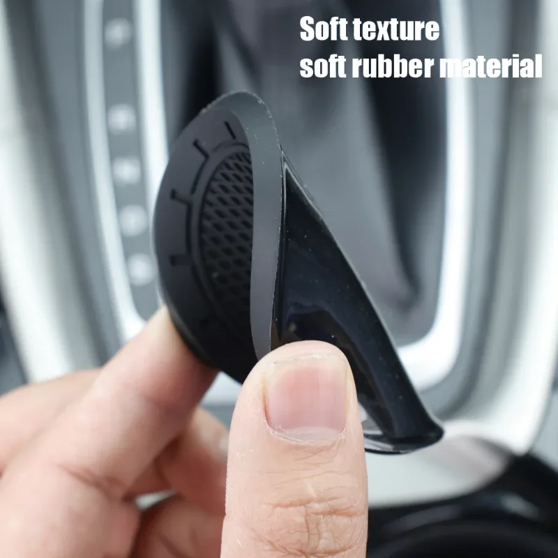 Silicone Car Non-Slip Coaster Water Cup Pads 2Pcs Universal Auto Accessories