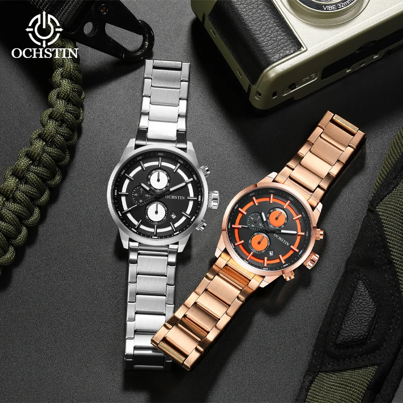 OCHSTIN Legend Multifunction Quartz Core Hot 2024 Sport Street Men's Quartz Watch Men's Chronographs