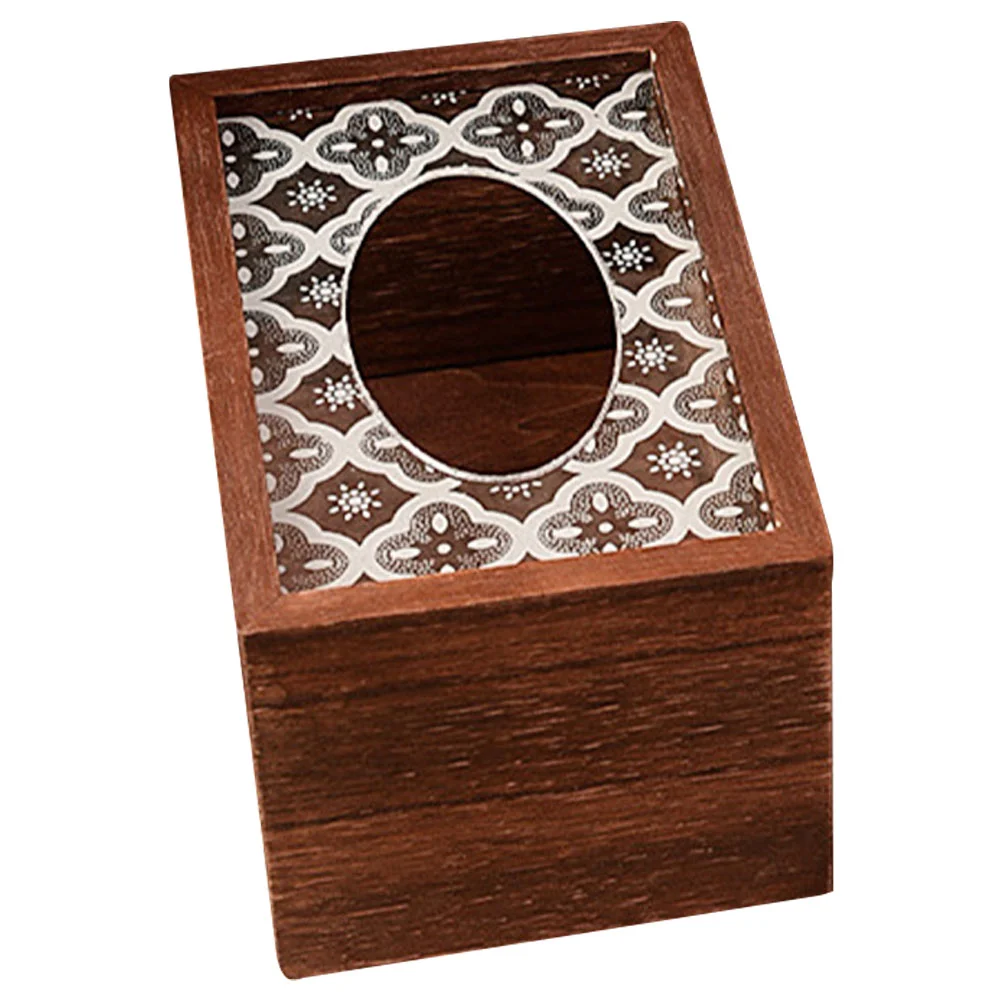 

Wood Tissue Holder Tabletop Napkin Organizer Tissue Box Rustic Wooden Tissue Dispenser