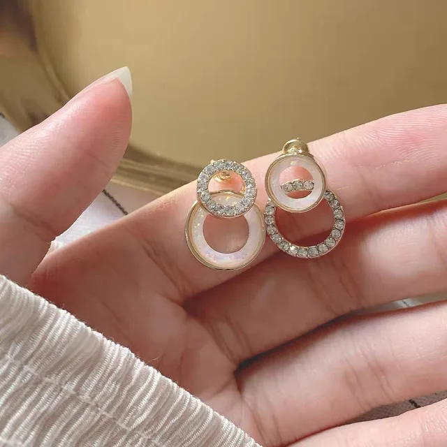 Boucles d'oreilles Vintage CC Design pour femmes, mode coréenne, croix X, Zircon, bijoux de fiançailles, cadeaux, vente en gros