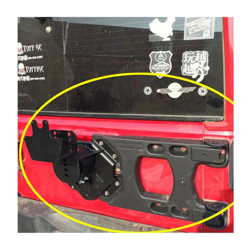

Shanghai Sanfu J152 For Jeep for wrangler JK spare tire bracket car TF spare tire carrier