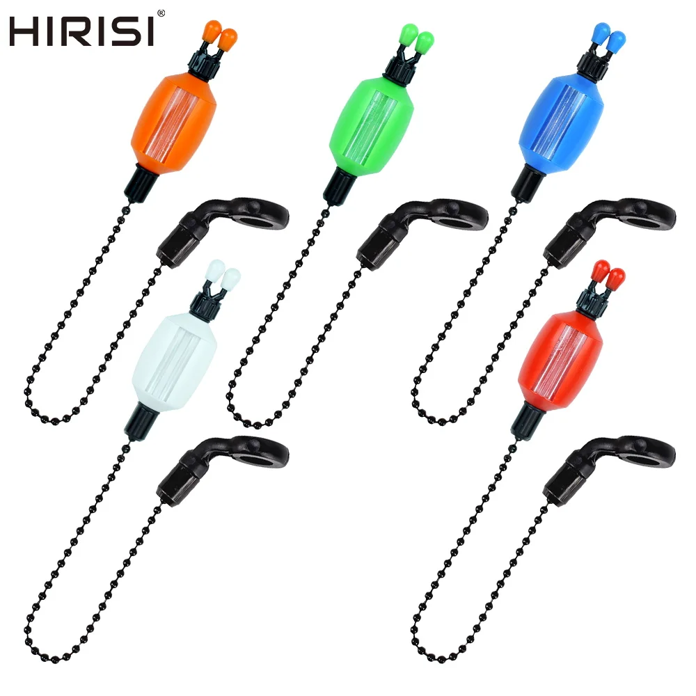 Hirisi Kit 2 Alarme à Décrochage pour Pêche à la Carpe, avec Pinces Sécurisées pour Fil
