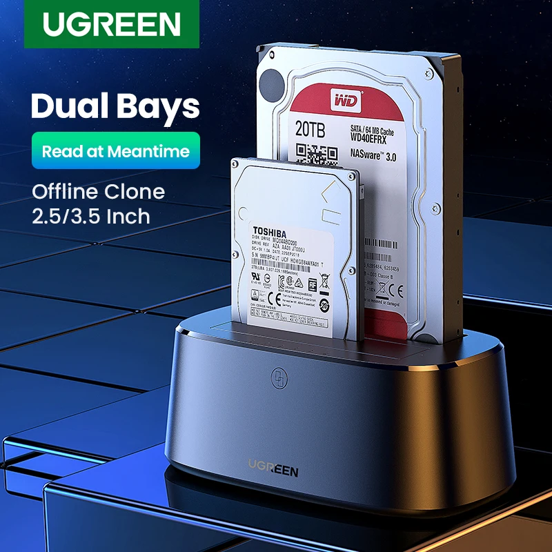 Ugreen Hdd Docking Station Sata To Usb 3.0 Adapter 2.5 Ssd Disk Case Hdd Box Dock Hard Drive Enclosure Docking Station - Hdd Ssd Enclosure - AliExpress