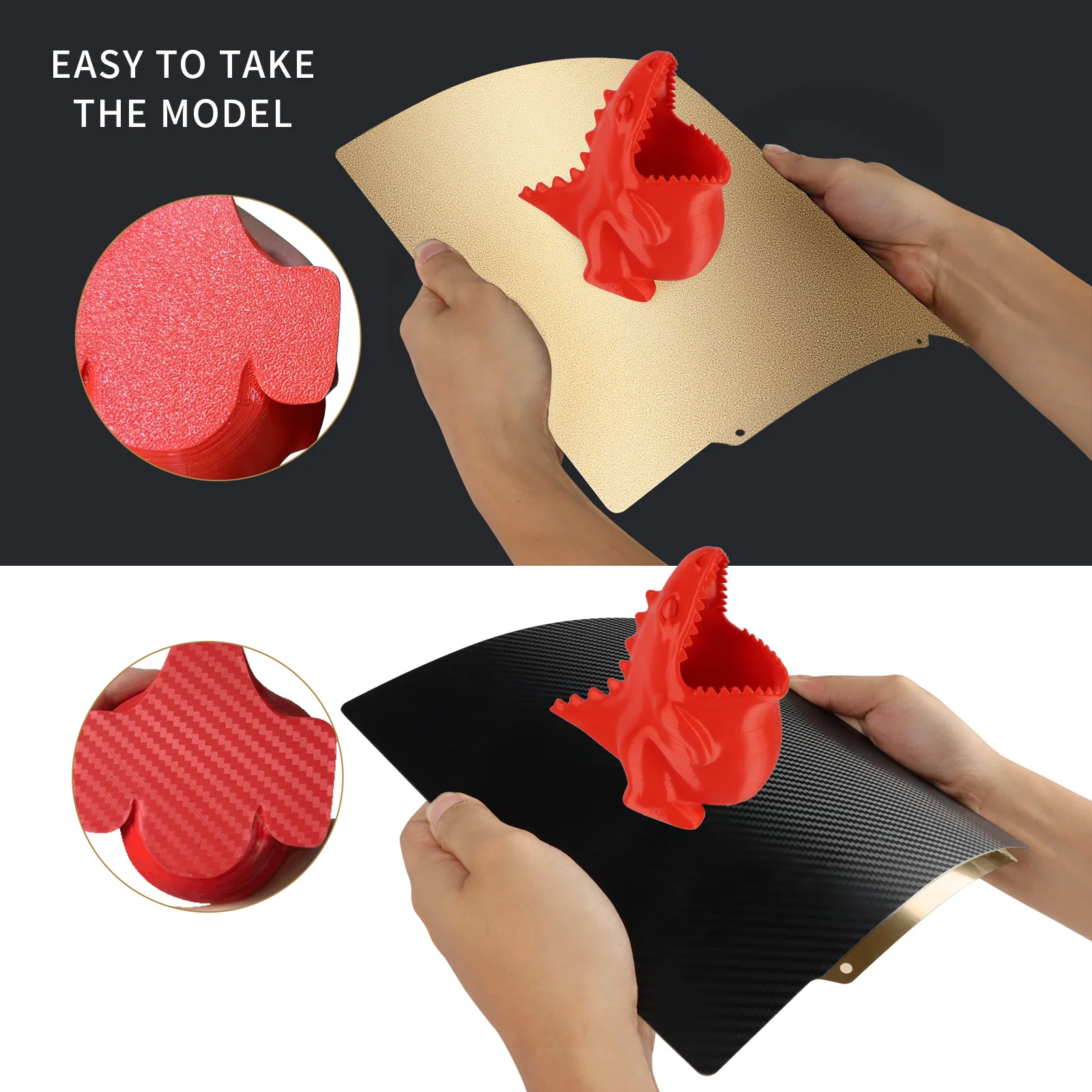 3D, lado duplo PEI, PEI, PET, placa