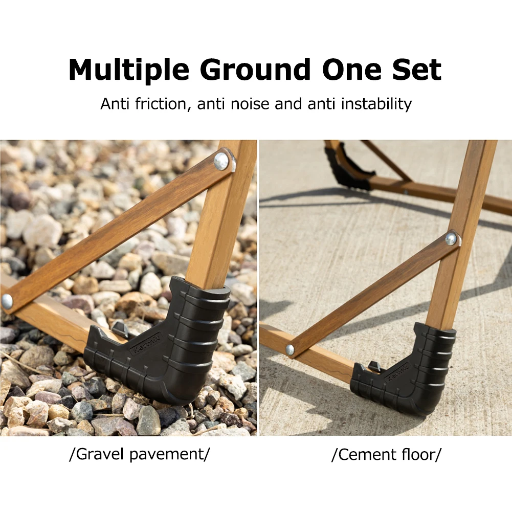 Set of 4 Outdoor Non-Slip Chair Leg Protectors with Anti-Scratch Furniture Pads