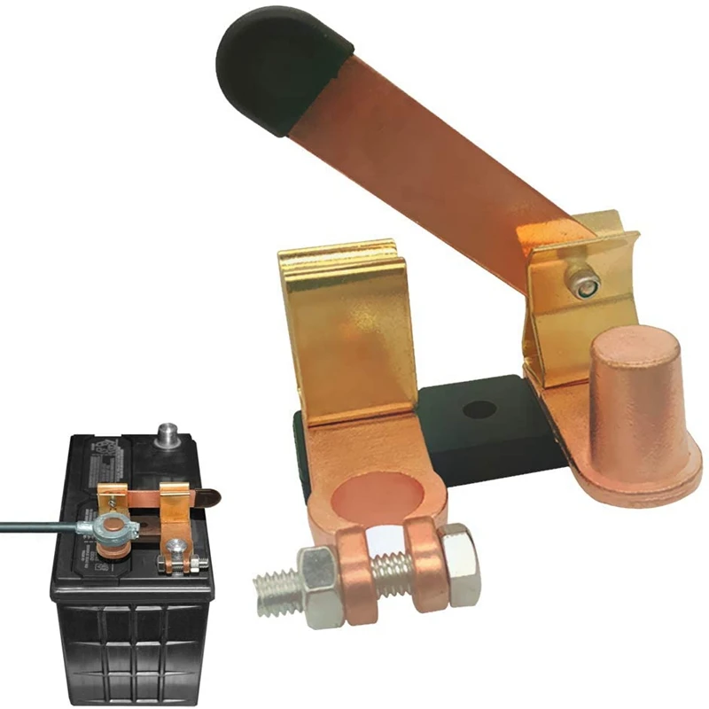 배터리 마스터 분리 차단 나이프 스위치, 네거티브 포스트 0 (15-17mm), 12V, 해양 보트 자동차 Rv 차량용