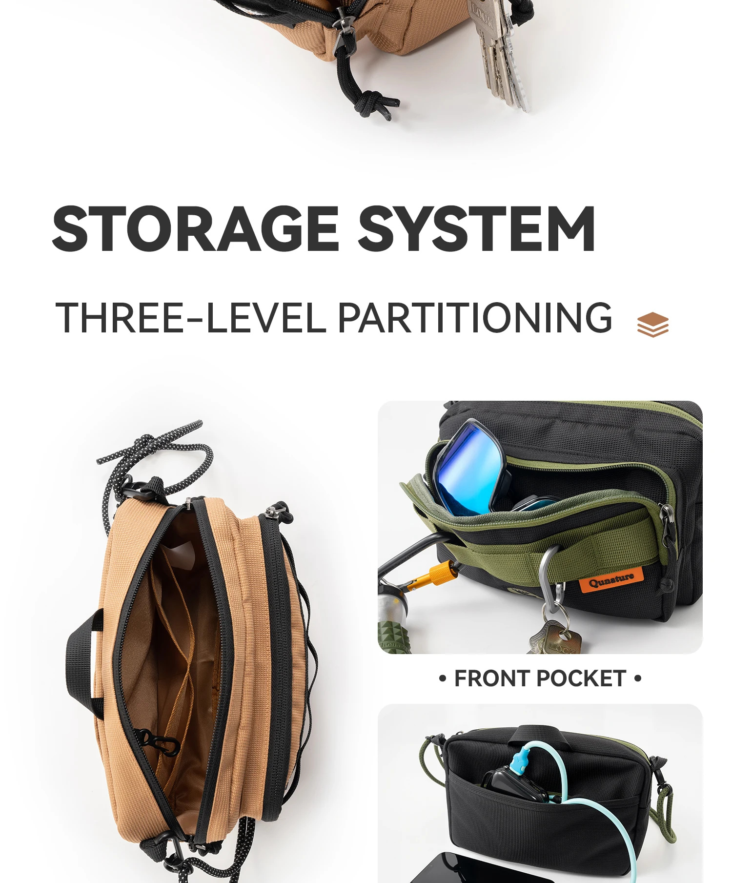 tägliche Reise-Sling-Tasche