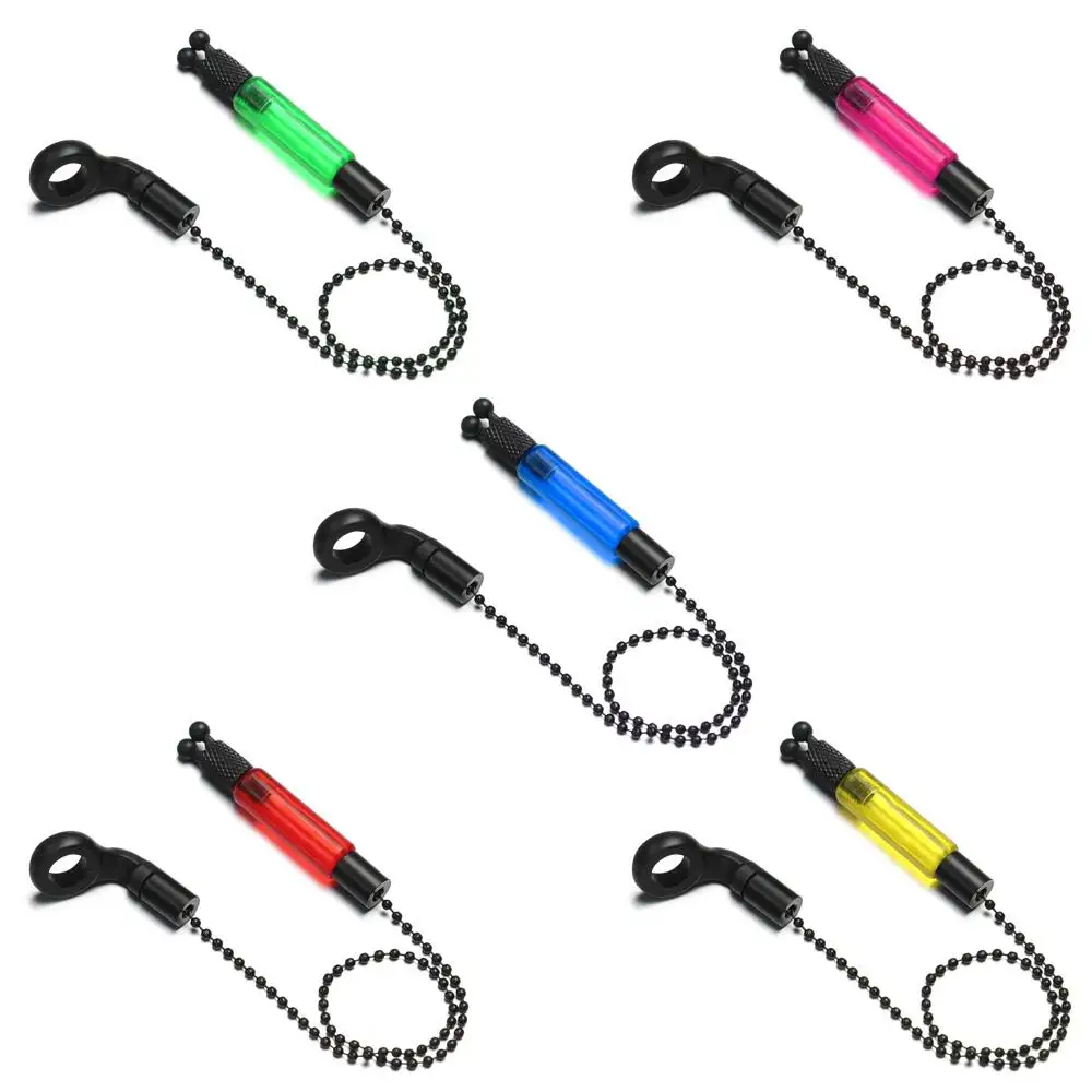 

Fishing Alarm Swinger Steel Chain Steel Aluminum Set Swinger Carp Fishing Indicator 4 Color Bite Alarm Fishing Tools