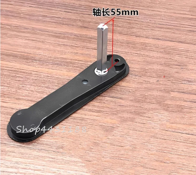 מוט האריך 55 מ "מ מוט האריך לבן/שחור סגסוגת אבץ ידית חלון אביזרים לחומרה ידית עם ברגים