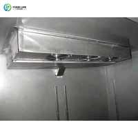 Réfrigérateur commercial profond d'affichage d'acier inoxydable de porte en verre de la cuisine d'hôtel 2 4