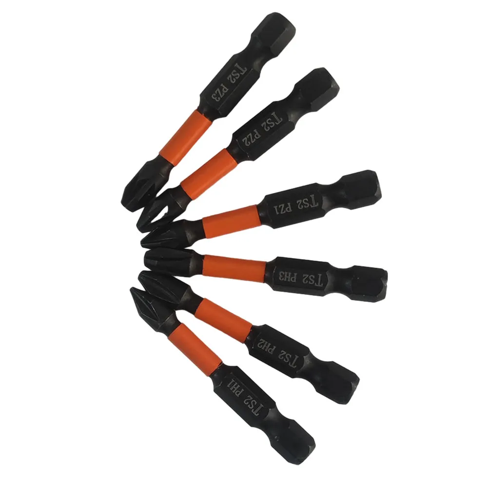 

50mm 1/4 Hex Drill Bit Magnetic Torx Screwdriver Bits PH1 PH 2PH3 PZ1-PZ3 Cross Screwdriver Bits Workshop Equipment Hand Tools