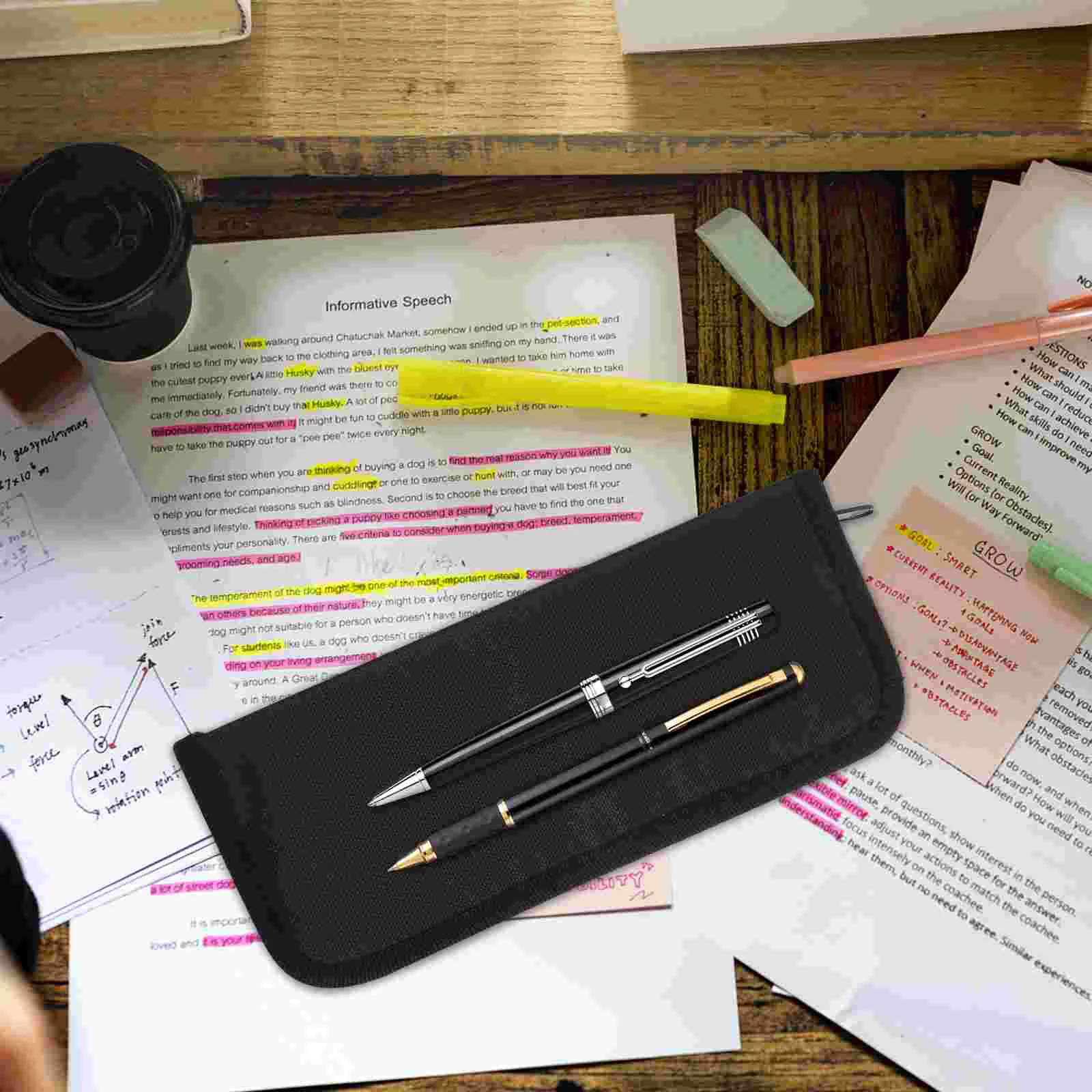 Painting Brush Bag Portable Drawing Brush Holder Pouch Oxford Cloth Durable Large Capacity ganizer Pencil Case School 10 Pcs