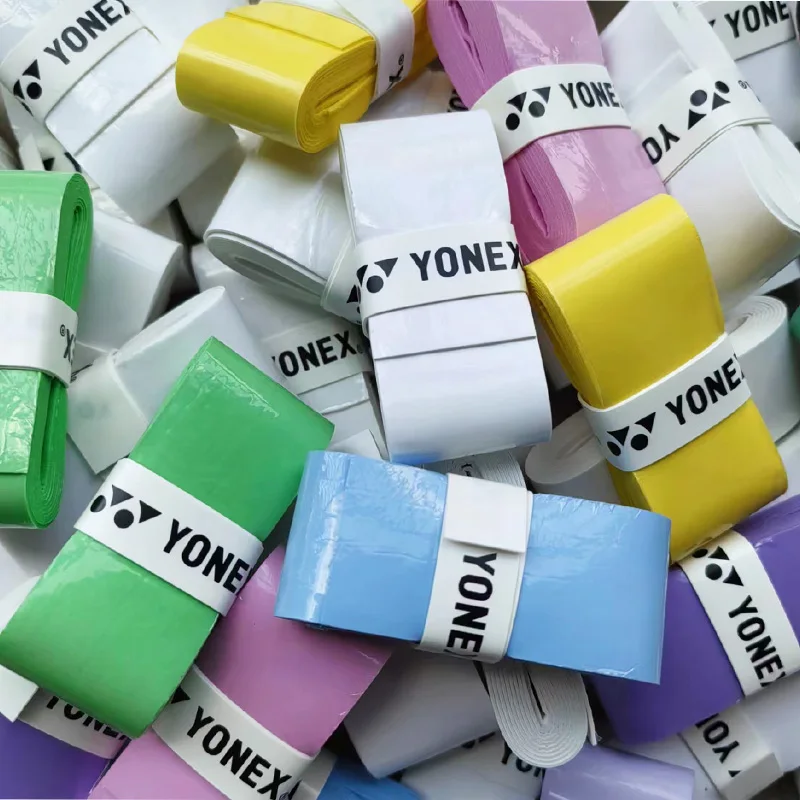 Tennis Racket Overgrip 15/30/60Pcs Yonex Hand Glue Non-Slip Tennis Racket Overgrip Sweat Band Absorption Grip Sweatband PU Handle Anti-Skid Hand Glue
