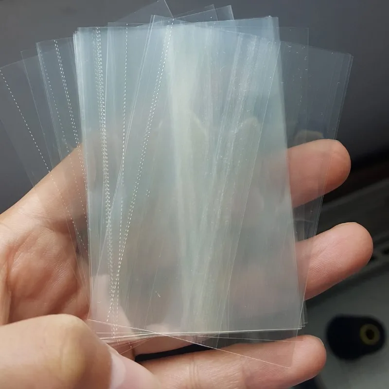 200pcs/lot Lipstick Box Pen Wrapping Hot Shrink Band Tear Line PVC Heat Shrinkable Sealing Protective Film (Flat Width X Hight) 