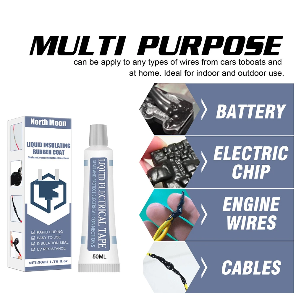 50ml Liquid Electrical Tape Waterproof Insulating Adhesive