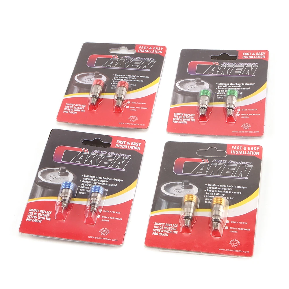 M5x0.8 Fork Air Bleeder Valves For Suzuki RM80 RM85 RM125 RM250 RMZ250
