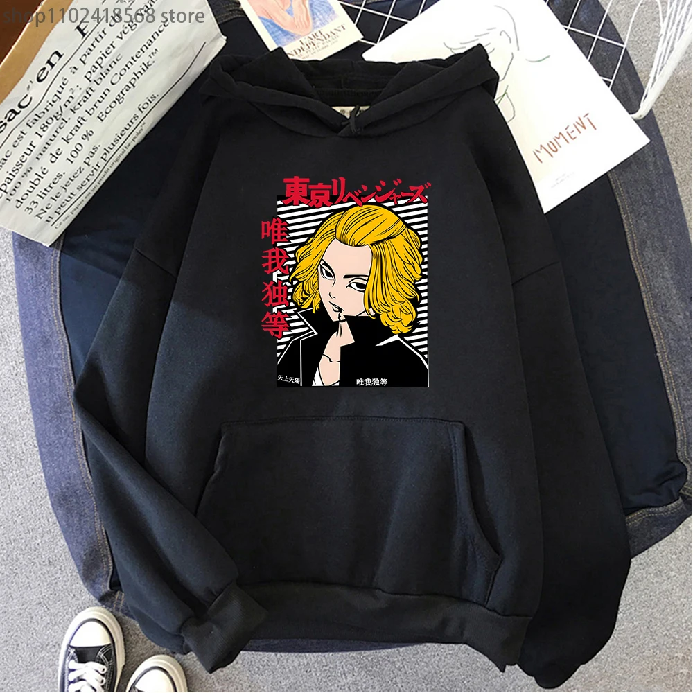 

Tokyo Revengers Sweatshirt Vintage Anime Mikey Graphic Hoodie Cartoon Clothes Streetwear Women Harajuku Men Y2k Sudaderas Spring