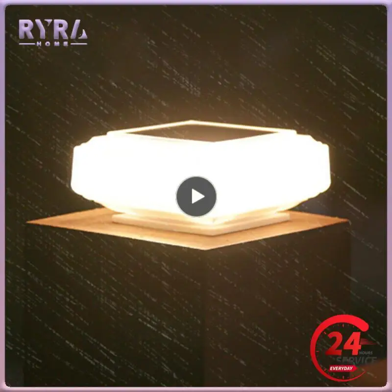 

Водонепроницаемая лампа, простая и легкая в установке, освещение для виллы, ворот, сельских ворот, забора, умное Управление освещением детской комнаты