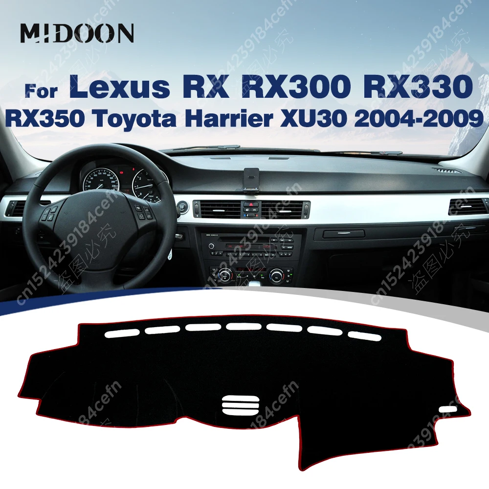Car Dashboard Cover Dash Mat For Lexus RX RX300 RX330 RX350 2004-2009 Toyota Harrier XU30 2004-2013 Car Accessories