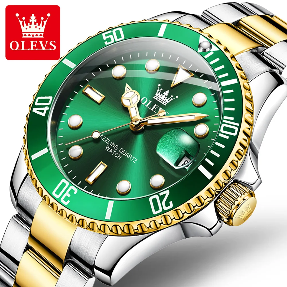 OLEVS ساعة عصرية هاردليكس زجاج الهاتفي ساعة اليد ا...