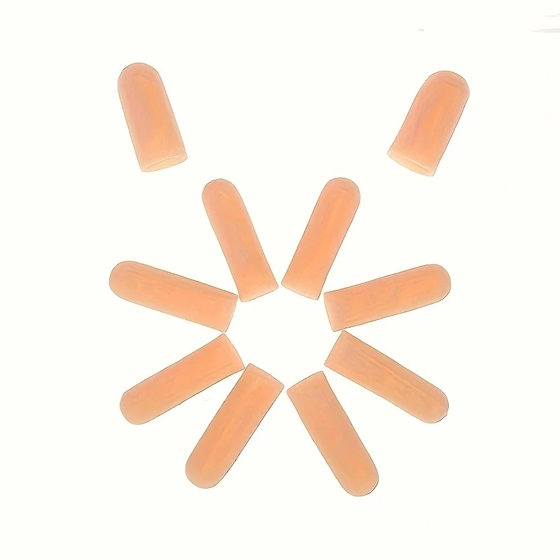 2 Stück waschbare Silikon-Fingerlinge für trockene Haut, rissige, wiederverwendbare Fingerschutz – Detail 6