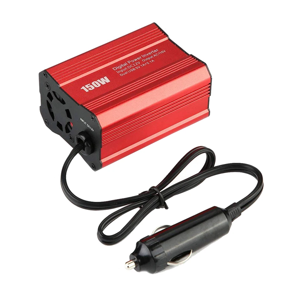 

150W Car Power Inverter 12V 220V and AC 110V Converter Auto Charger Converter Adapter Modified Sine Wave(US