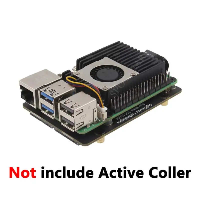 라즈베리 파이 5 X1005 PCIe to M.2 NVMe 듀얼 SSD 어댑터 보드, HAT 파이 5 더블 2230, 2242, 2260/2280