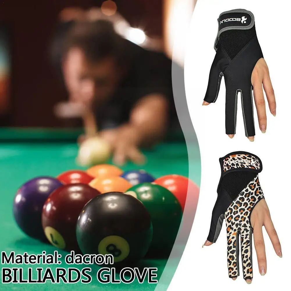 BilliardsGloveLeftHandThreeFingerSnookerBilliardStickers