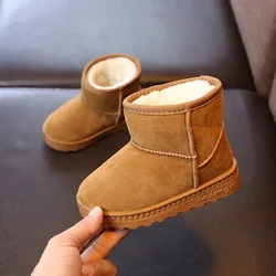 Children's Casual Fashion Snow Boots and Sneakers - White - 31(insole 18.5cm) (Brown-1753)