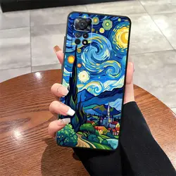 Elegant Black Oil Painting Art Phone Case - Redmi Note 10 (Mix01)