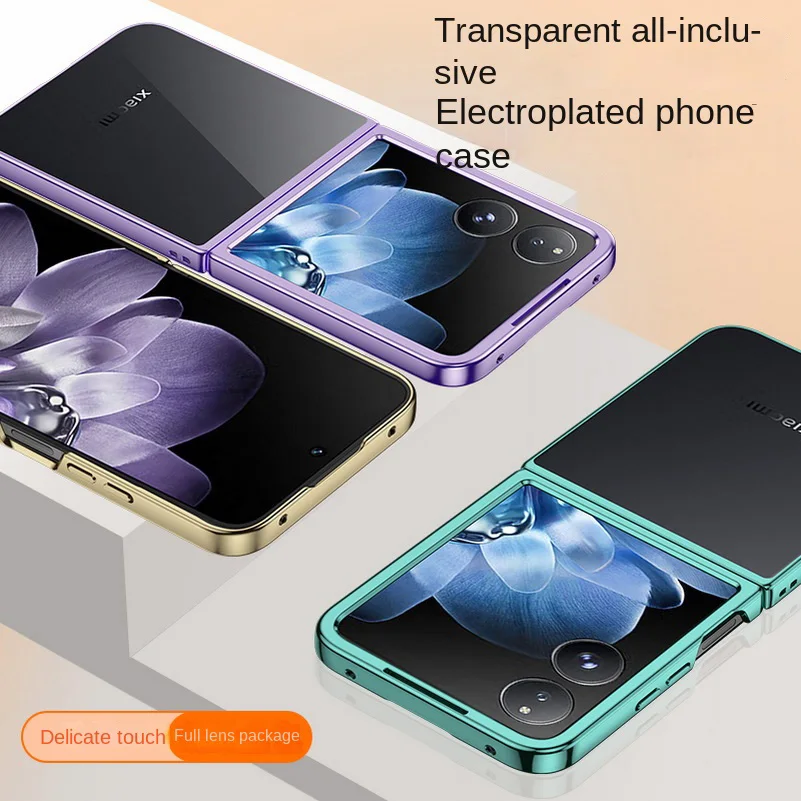 Sleek Transparent Electroplated Protective Phone Case - Ultra Thin & Flexible