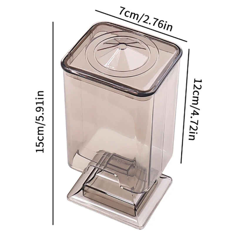 Nail Towel Cotton Wash Towel Storage Box Transparent Dustproof Bottom Extraction Tool Makeup Accessories 6