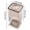 Nail Towel Cotton Wash Towel Storage Box Transparent Dustproof Bottom Extraction Tool Makeup Accessories 6