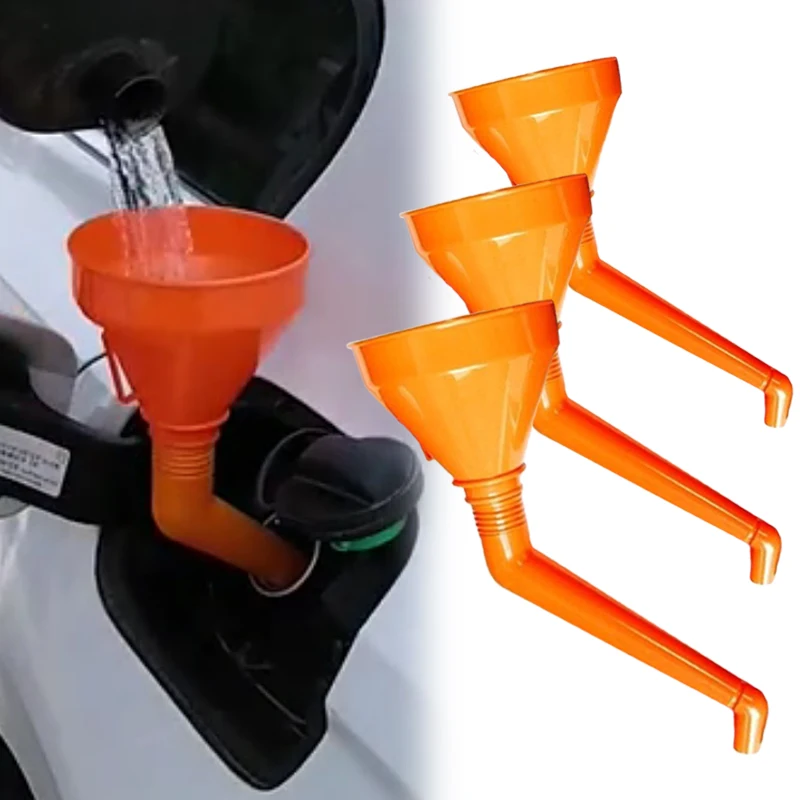 

Car Repair Filling Tools Universal Plastic Car Motorcycle Refuel Gasoline Engine Oil Funnel With Filter Fill Tool 130/145/160mm