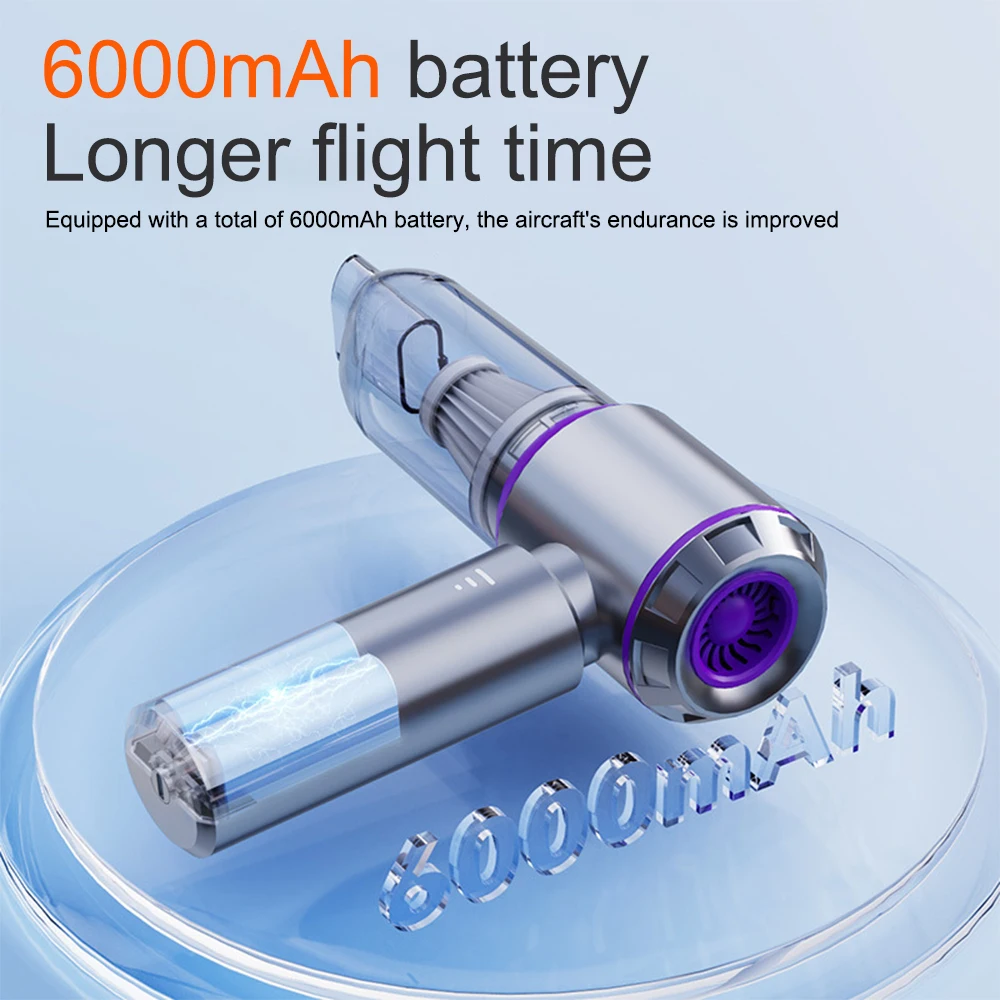 Aspirador de coche inalámbrico con motor sin escobillas cuatro en uno para soplar/succión/succión/carga, pantalla de potencia de 15000PA - Image 6