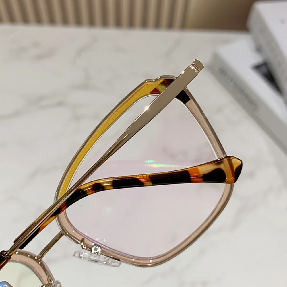 Fashion Eyeglass Frame Versatile Anti Blue Light Glasses Student Glasses Modern Myopia Eyeglass Frame For Cycling Stage Party