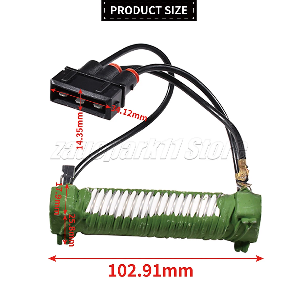 Engine Cooling Fan Resistors For Volkswagen EuroVan For Seat Alhambra VW Sharan Transporter T4 701959263B 701959263D
