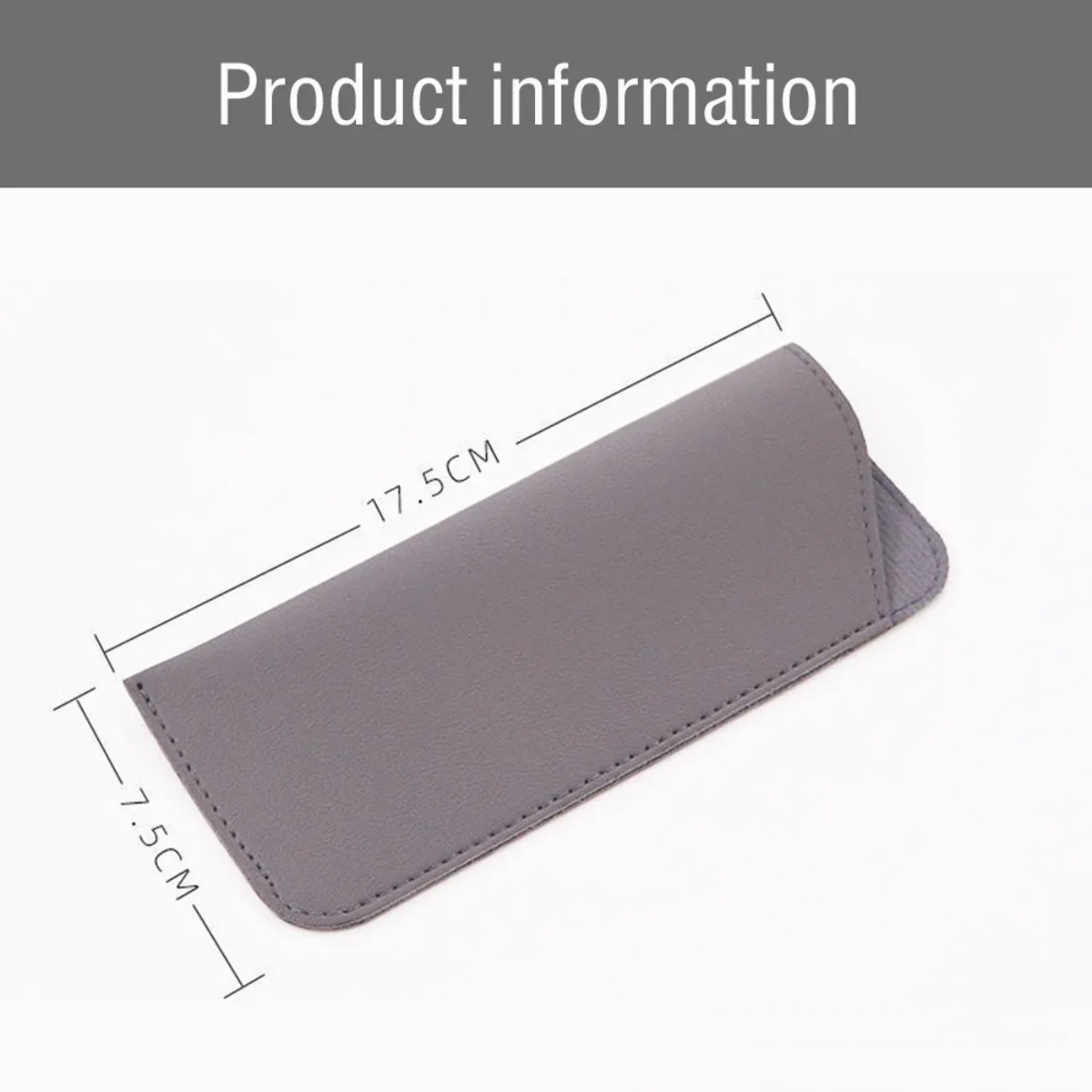 1pc Soft Glasses Bag Fashion PU Leather Eye Glasses Reading Pouch Cover Portable Eyeglasses Case Holder glasses case glasses storage bag sunglasses bag