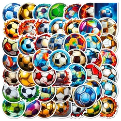 Vibrant Football-Themed PVC Stickers for Creative Decoration and School Stationery (10PCS)