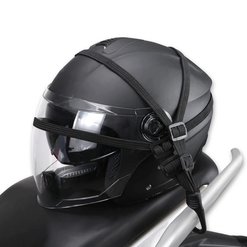 Motorcycle Helmet Straps Motorcycle Accessories Hooks Luggage Retractable Elastic Rope Fixed Strap Motos Helmet Luggage Net NEW