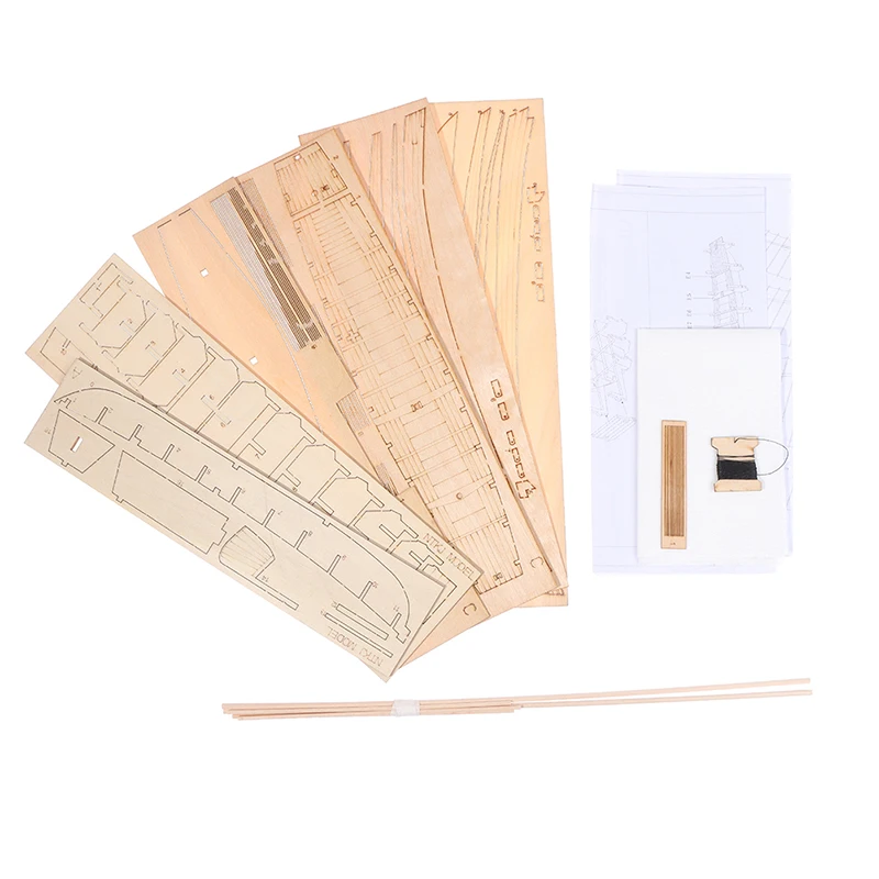 Military Ship Model Chinese Sand Boat Wooden Assembly Model Kit DIY Handmade Antique Ship Model