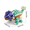 Ankylosaurus Dinosaur Heterosexual Magic Cube, Fun and Unique Children's Toys in Animal Shapes, Dinosaur Magic Cube Science 2