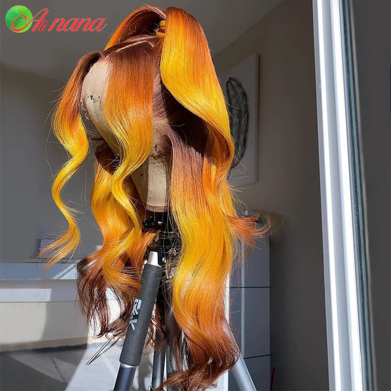 Ombre yellow orange red