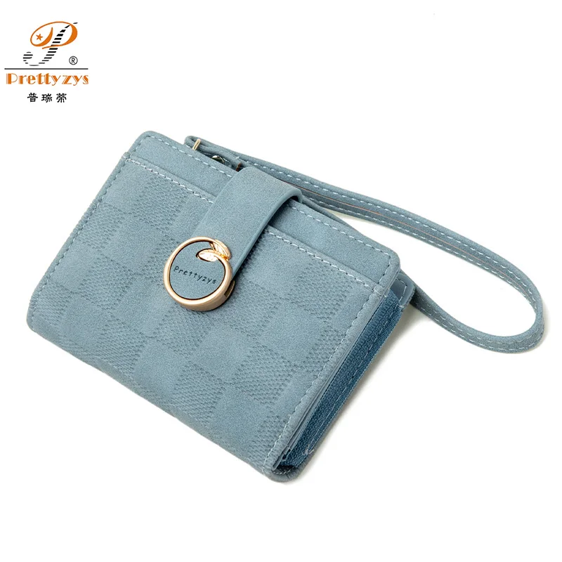 

Brand Soft Pu Leather Women Wallet Small Ladies Fashion Plaid Female Wallet Coin Purse Short Women Purse Card Holders