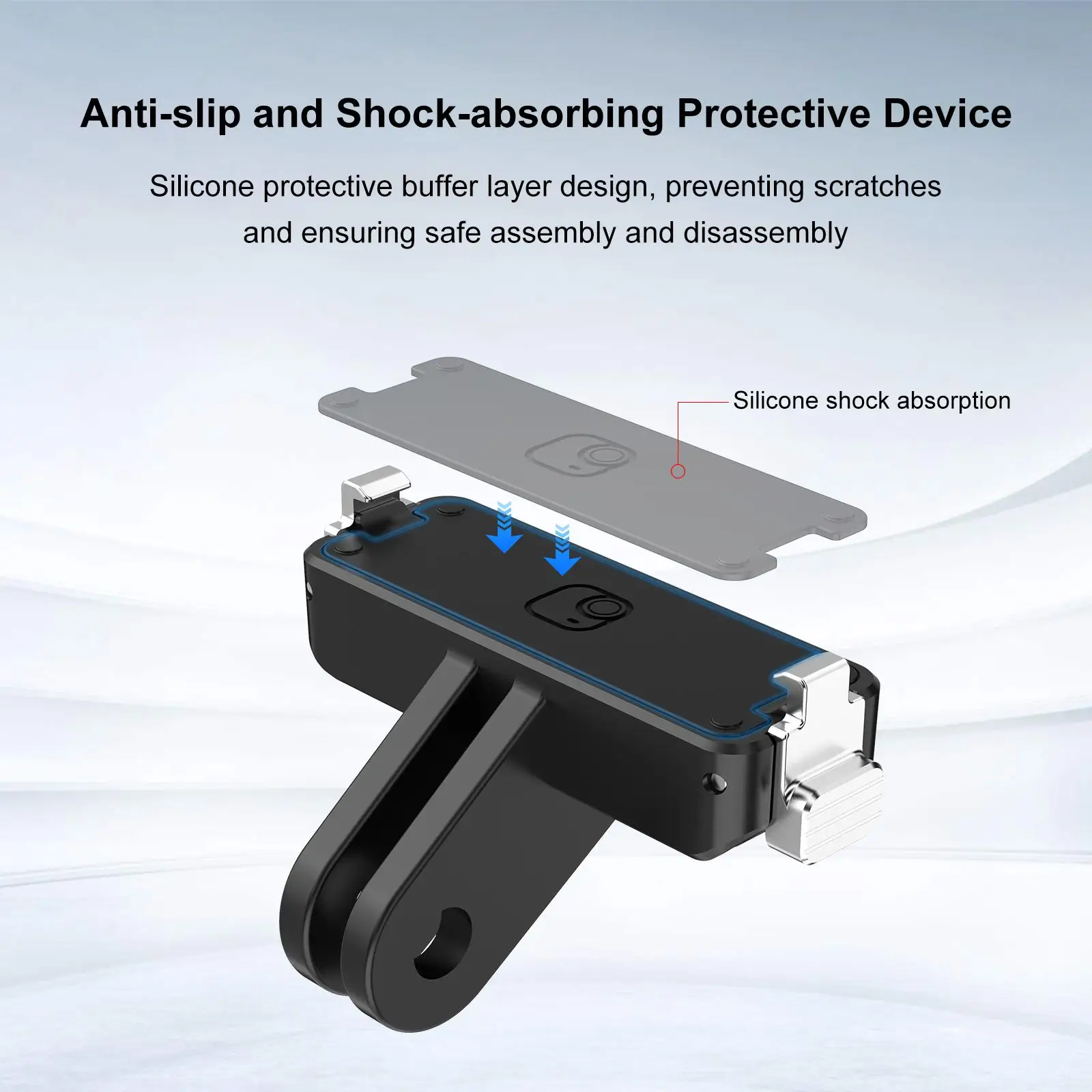 For Insta360 GO UItra PULUZ Plastic Magnetic Quick Release Base Mount