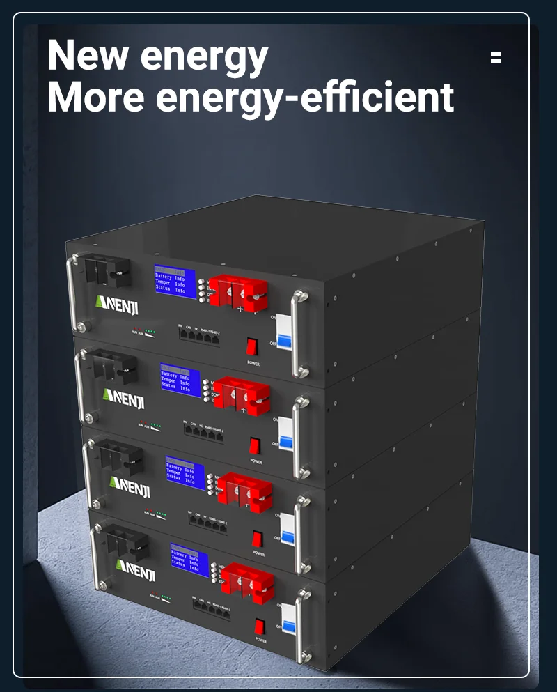 ANENJI 6,2 kW 48V Hybrid-Solarwechselrichter Off-Grid und 51,2V 100AH Rack-Batterie MPPT 120A PV 500VDC Heim-Solarsystem EU auf Lager – Detail 18