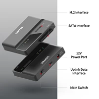 USB-C 10Gbps Dual SSD HDD Adapter Type C to M.2 NVMe SATA 2.5 inch 3.5 inch Drive Dock UASP TRIM Support for Windows Mac Linux - Image 2