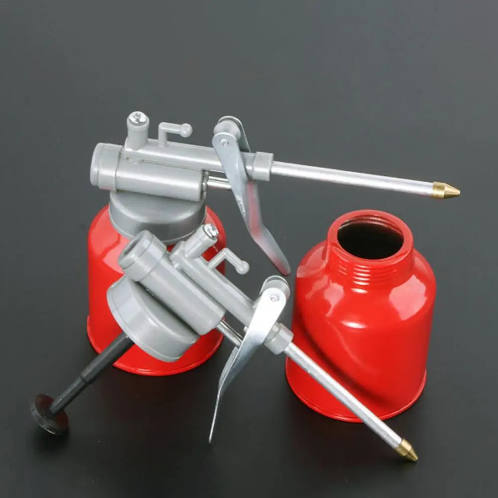 250ML Oil Can Pump Oiler Bottle Manual Oiler for Oiling Lubrication Oil Spray Bottle Nozzle Machine Pot Grease Guns