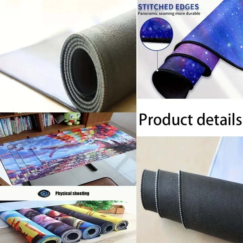 Frieren Beyond Journey's End 애니메이션 마우스 패드 게임용 마우스 패드 데스크 매트 Pc 액세서리 Xxl 매트 게이머 대형 데스크탑 데스크 카펫