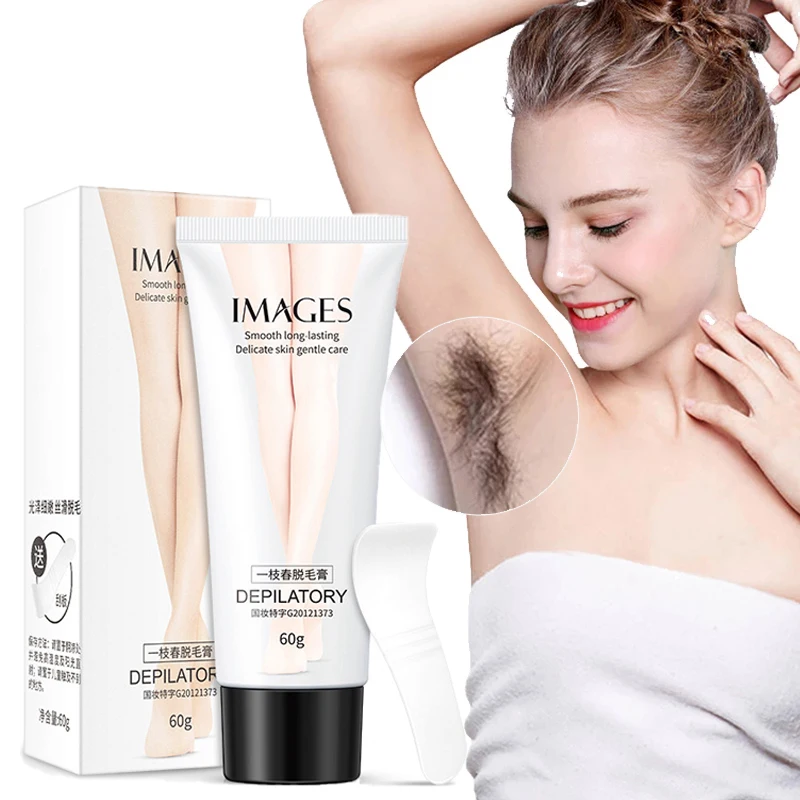 

Depilatory Cream Softens Body Hair Without Stimulation Gentle Fast Inhibits Legs Hands Chest Armpits Men Women Can Use 60g